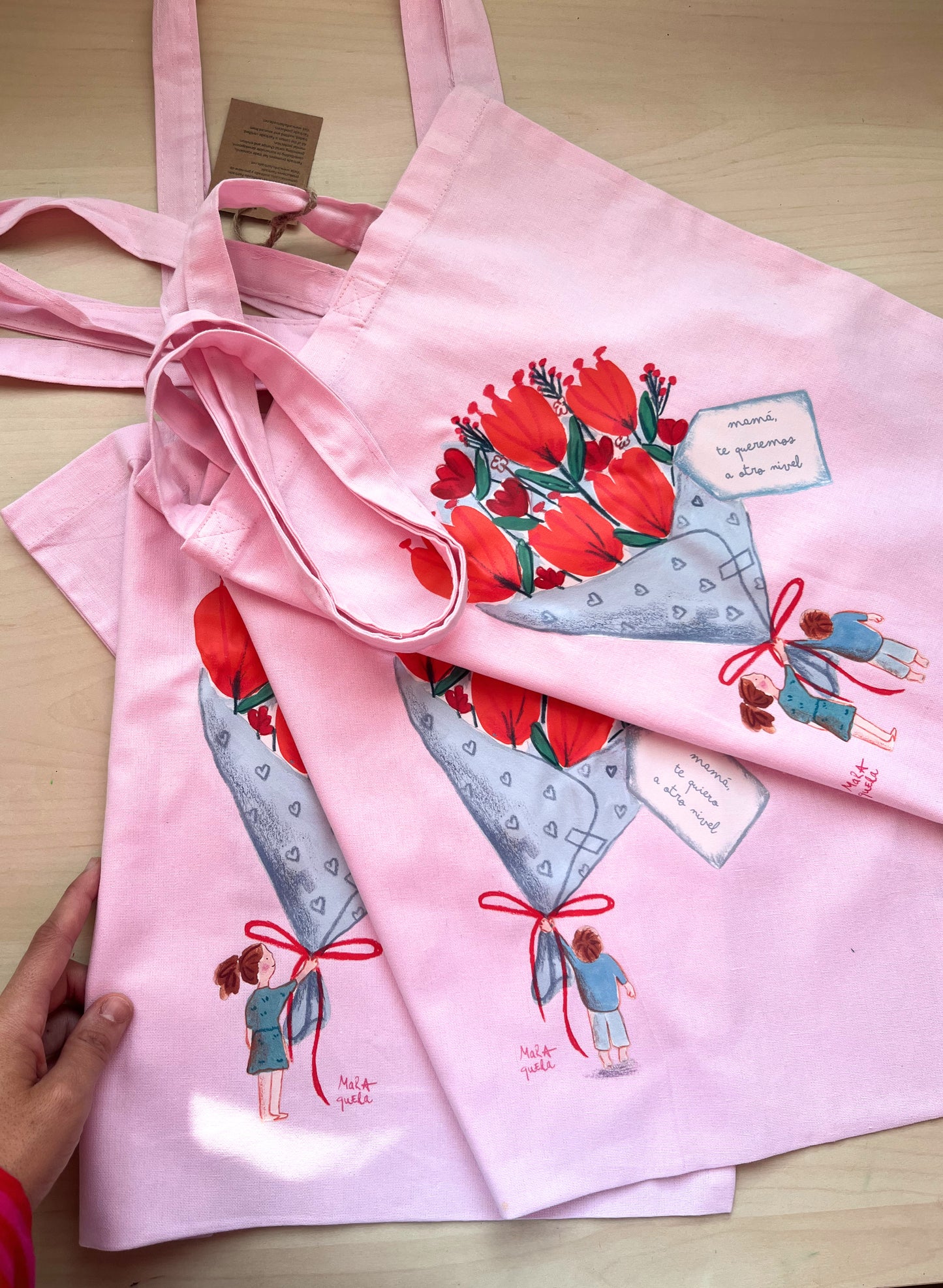 Tote Bag - Mamá, te quiero a otro nivel (3 diseños)