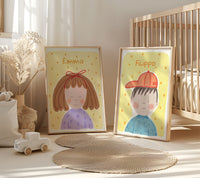 Niño con Gorra | Lámina para la decoración de las niños