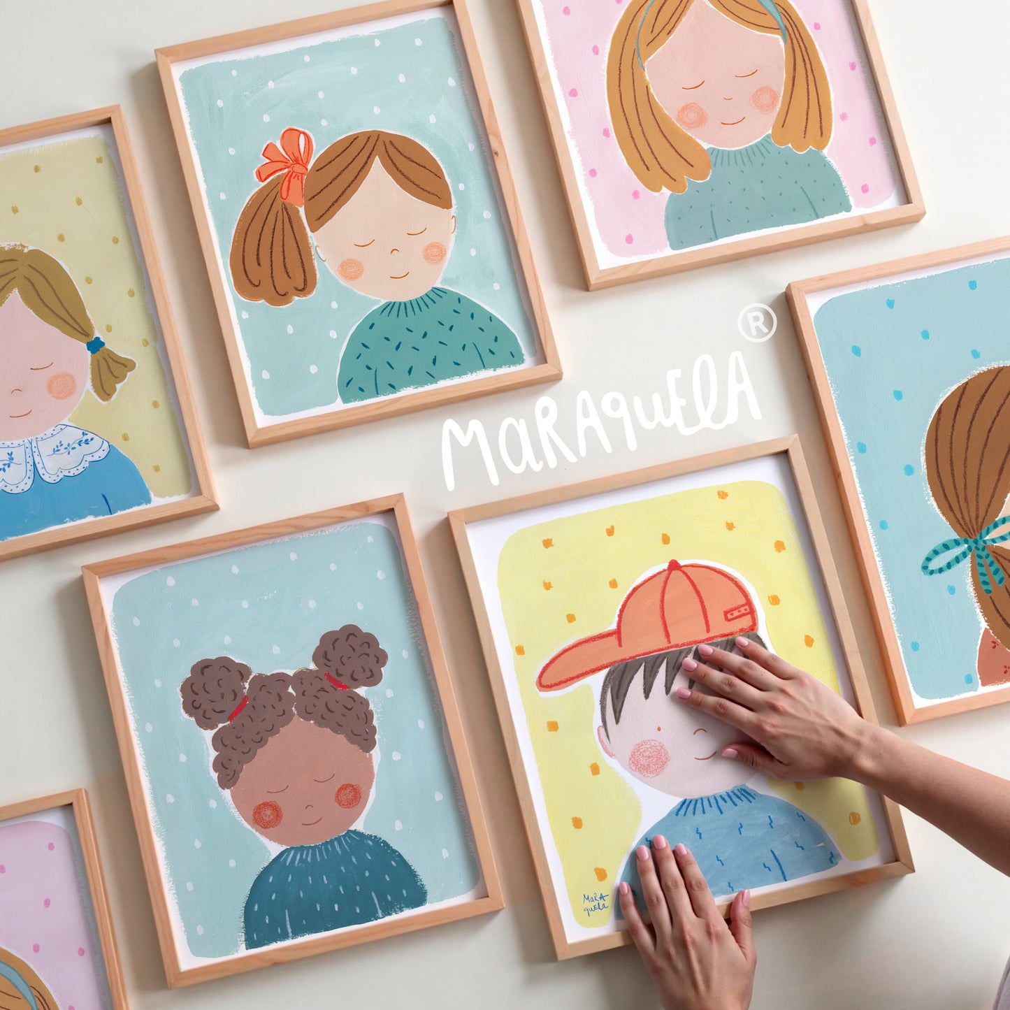 Niño con Gorra | Lámina para la decoración de las niños