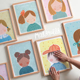 Niño con Gorra | Lámina para la decoración de las niños