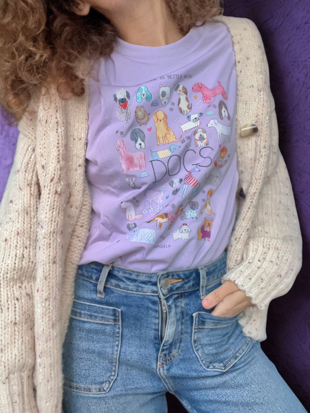 Camiseta Ilustrada - Perros
