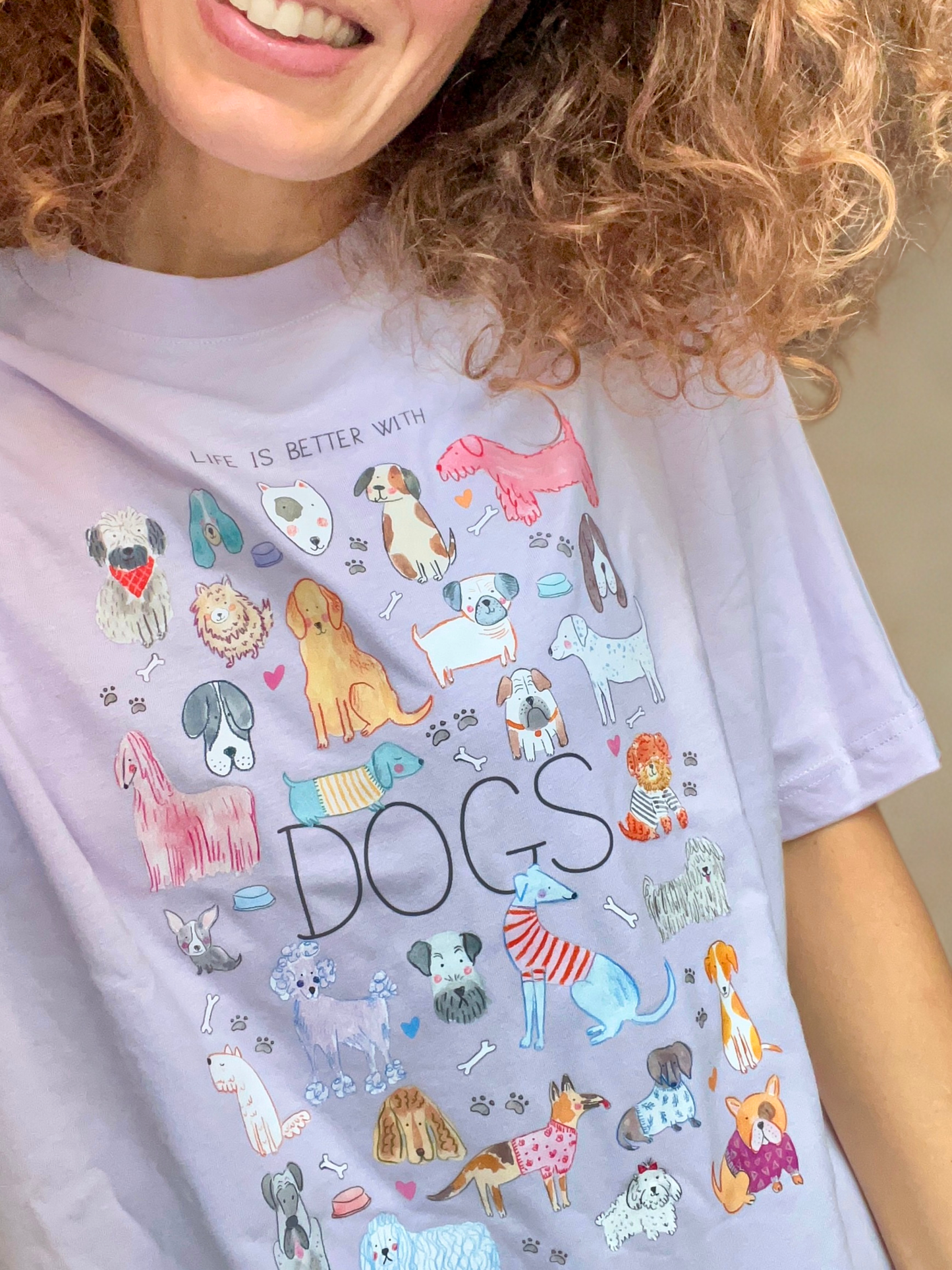 Camiseta Ilustrada - Perros
