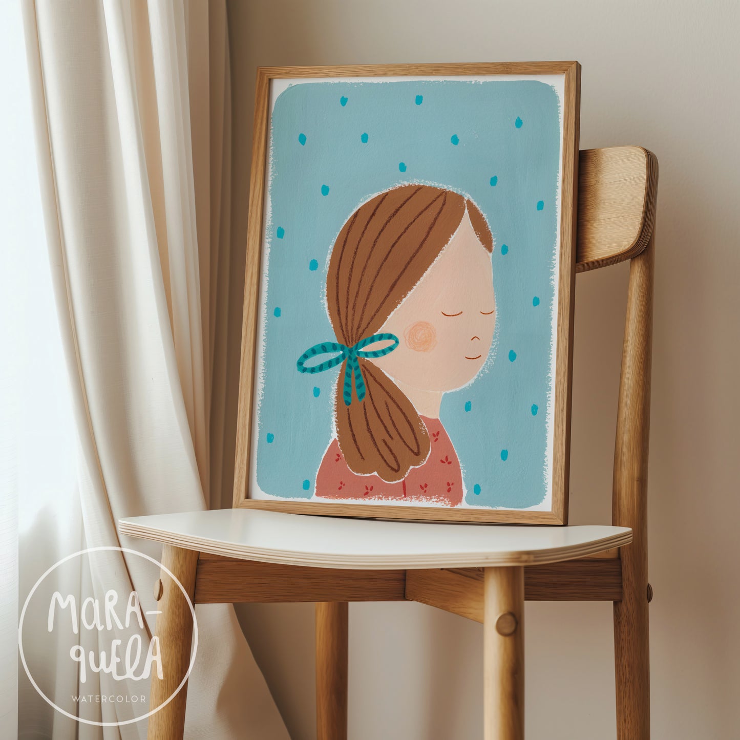 Niña No. 11 | Lámina para la decoración de las niñas | Cola