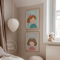 Niña No. 8 | Lámina para la decoración de las niñas