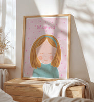 Niña No. 6 | Lámina para la decoración de las niñas