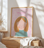 Niña No. 6 | Lámina para la decoración de las niñas
