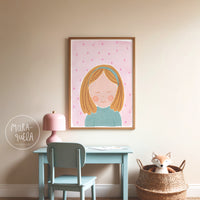 Niña No. 6 | Lámina para la decoración de las niñas