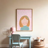 Niña No. 6 | Lámina para la decoración de las niñas