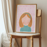 Niña No. 6 | Lámina para la decoración de las niñas