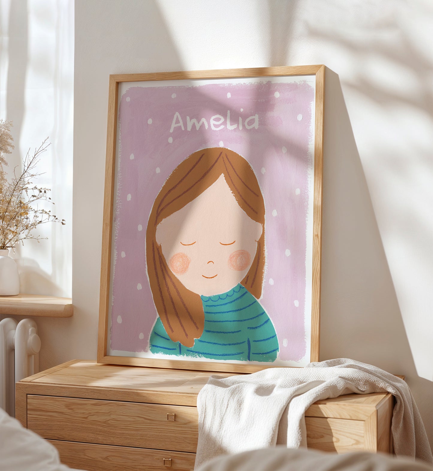 Niña No. 7 | Lámina para la decoración de las niñas