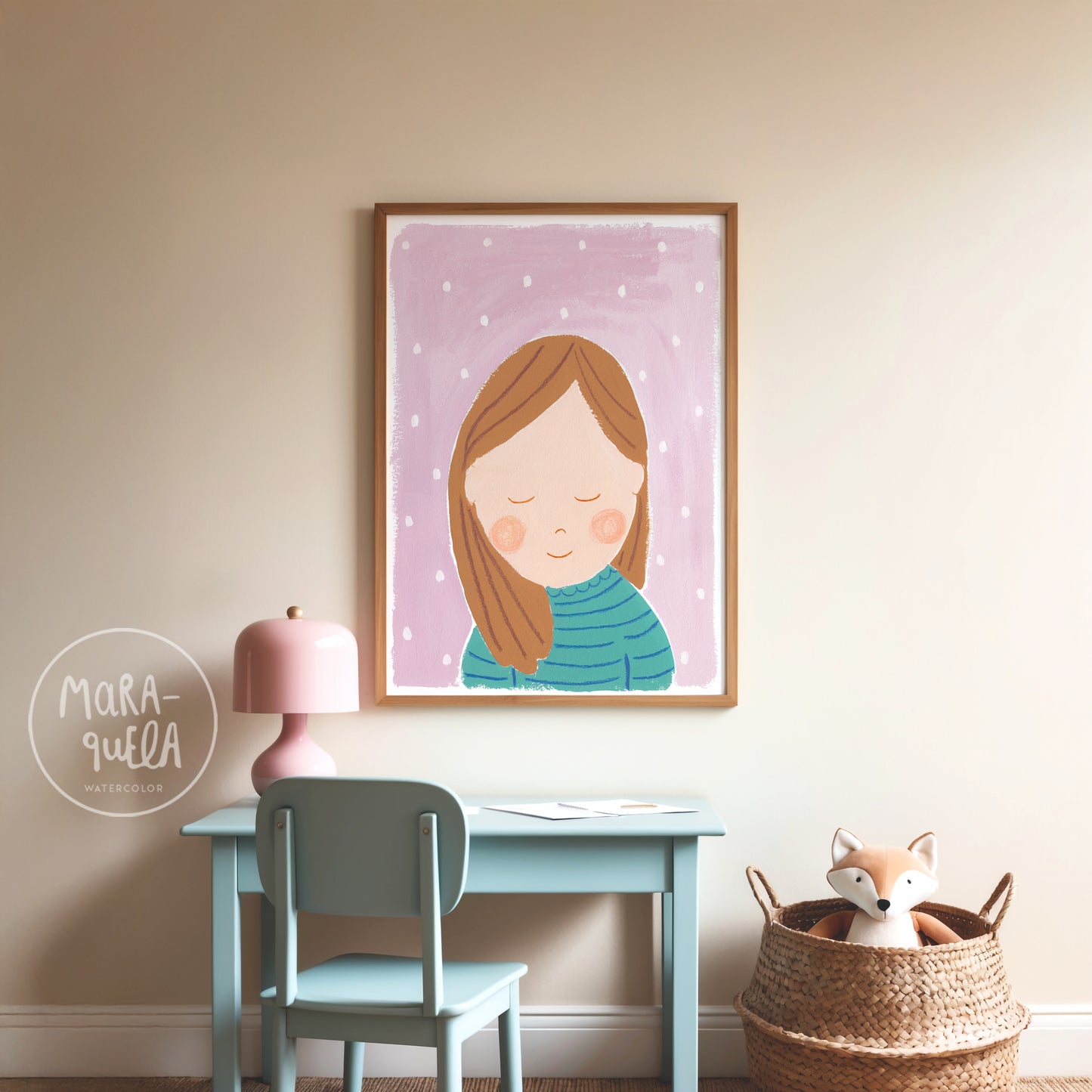 Niña No. 7 | Lámina para la decoración de las niñas