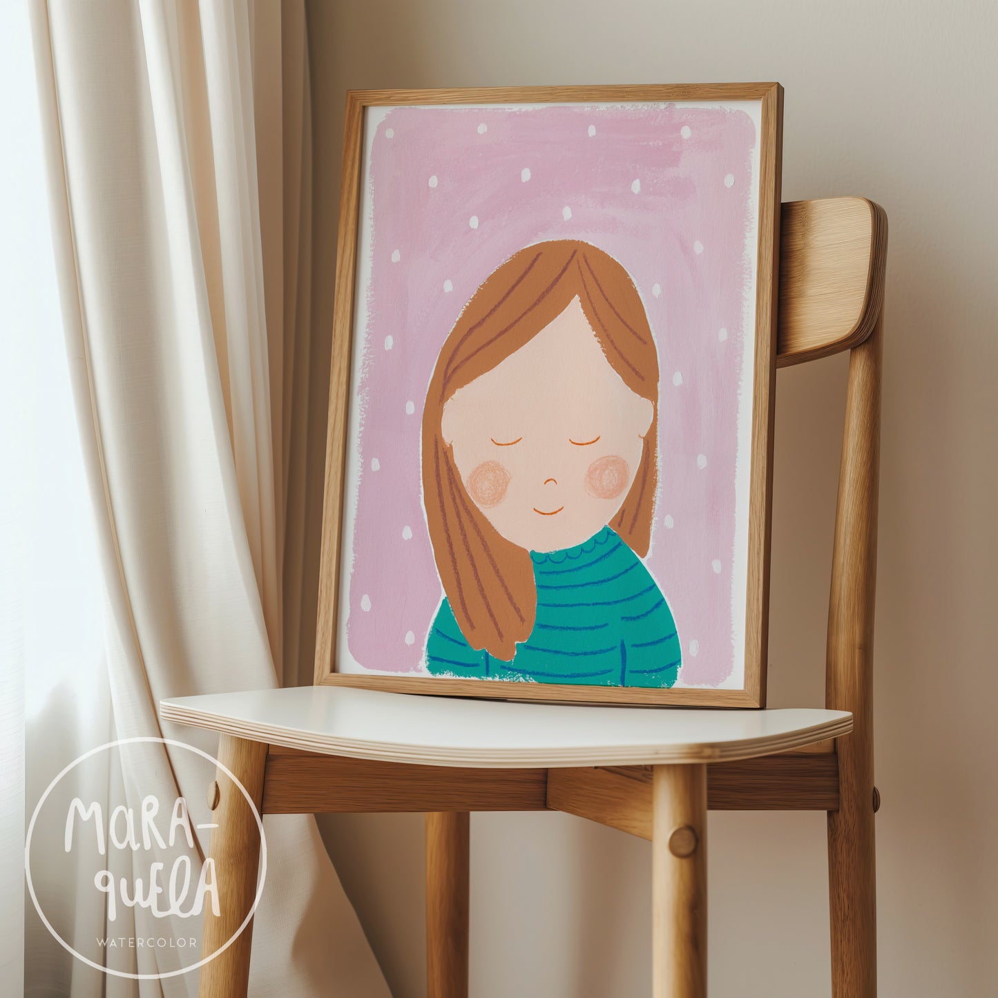 Niña No. 7 | Lámina para la decoración de las niñas