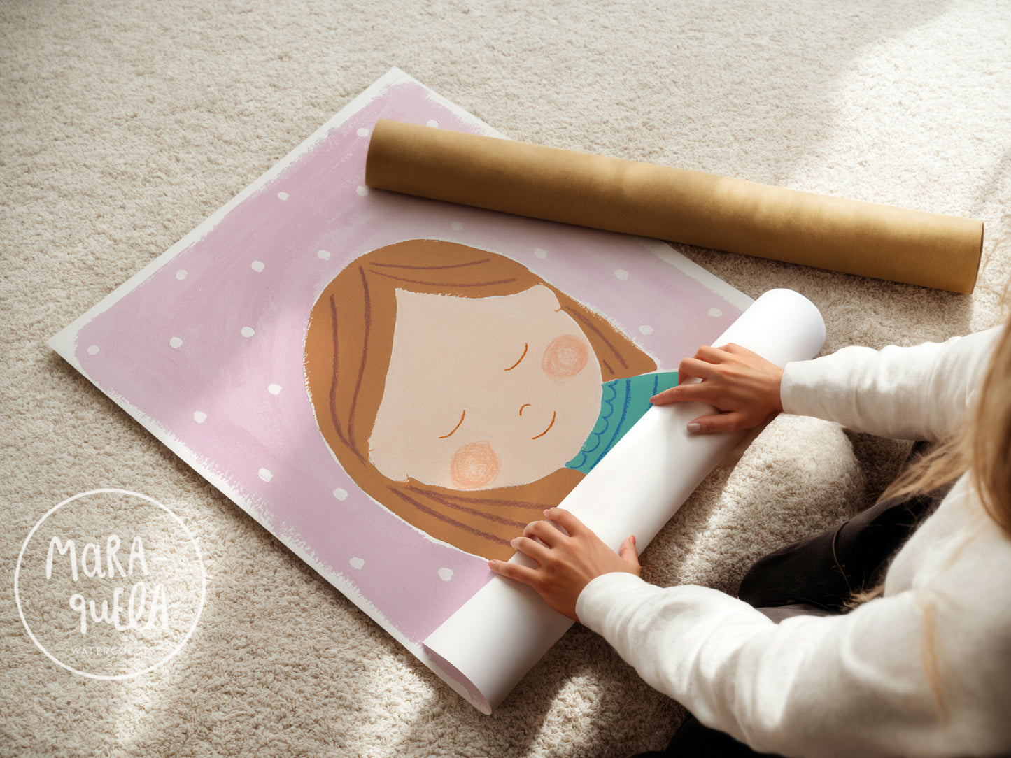 Niña No. 7 | Lámina para la decoración de las niñas