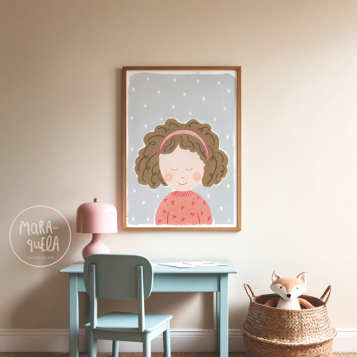 Niña No. 8 | Lámina para la decoración de las niñas