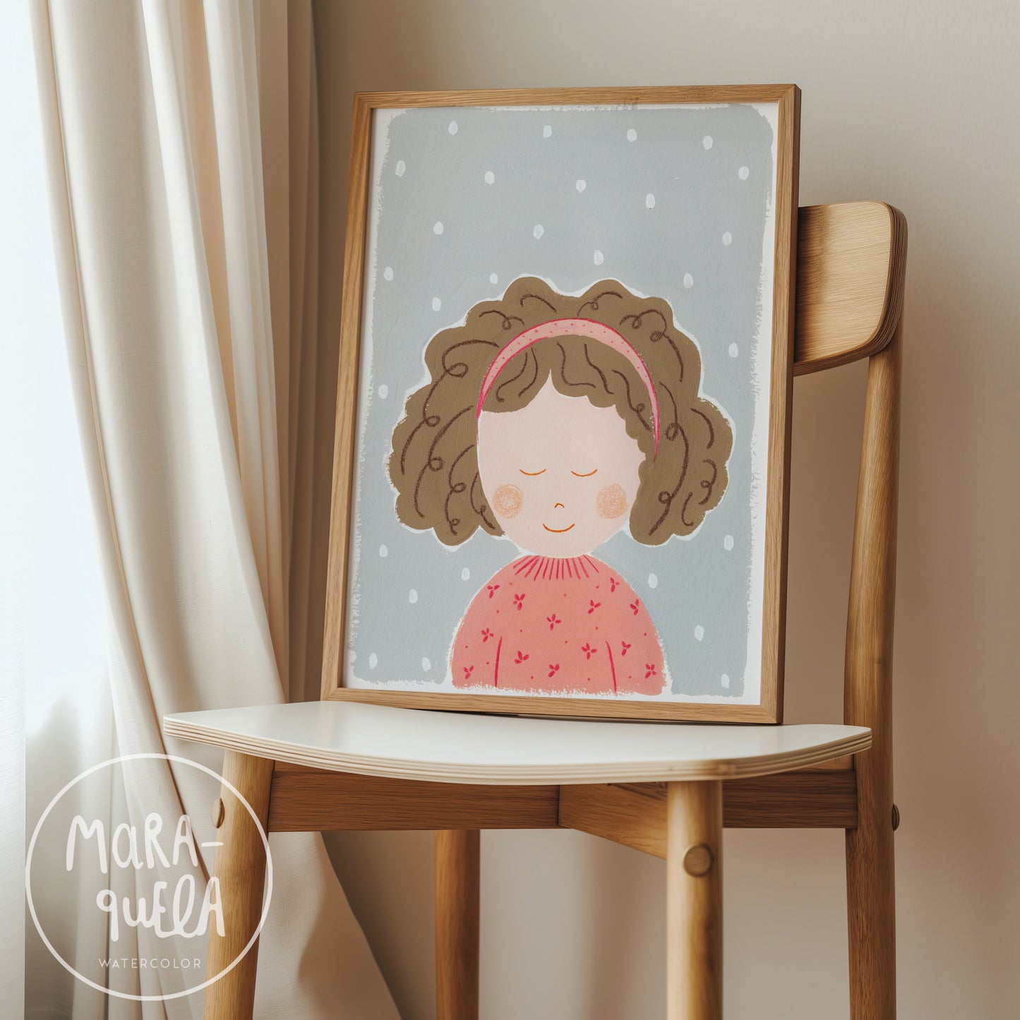 Niña No. 8 | Lámina para la decoración de las niñas