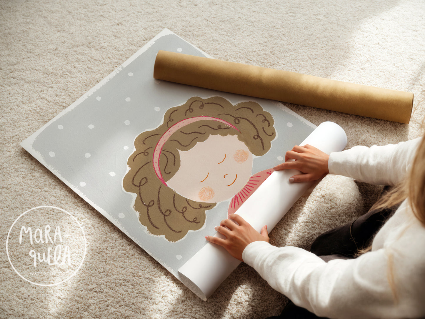 Niña No. 8 | Lámina para la decoración de las niñas