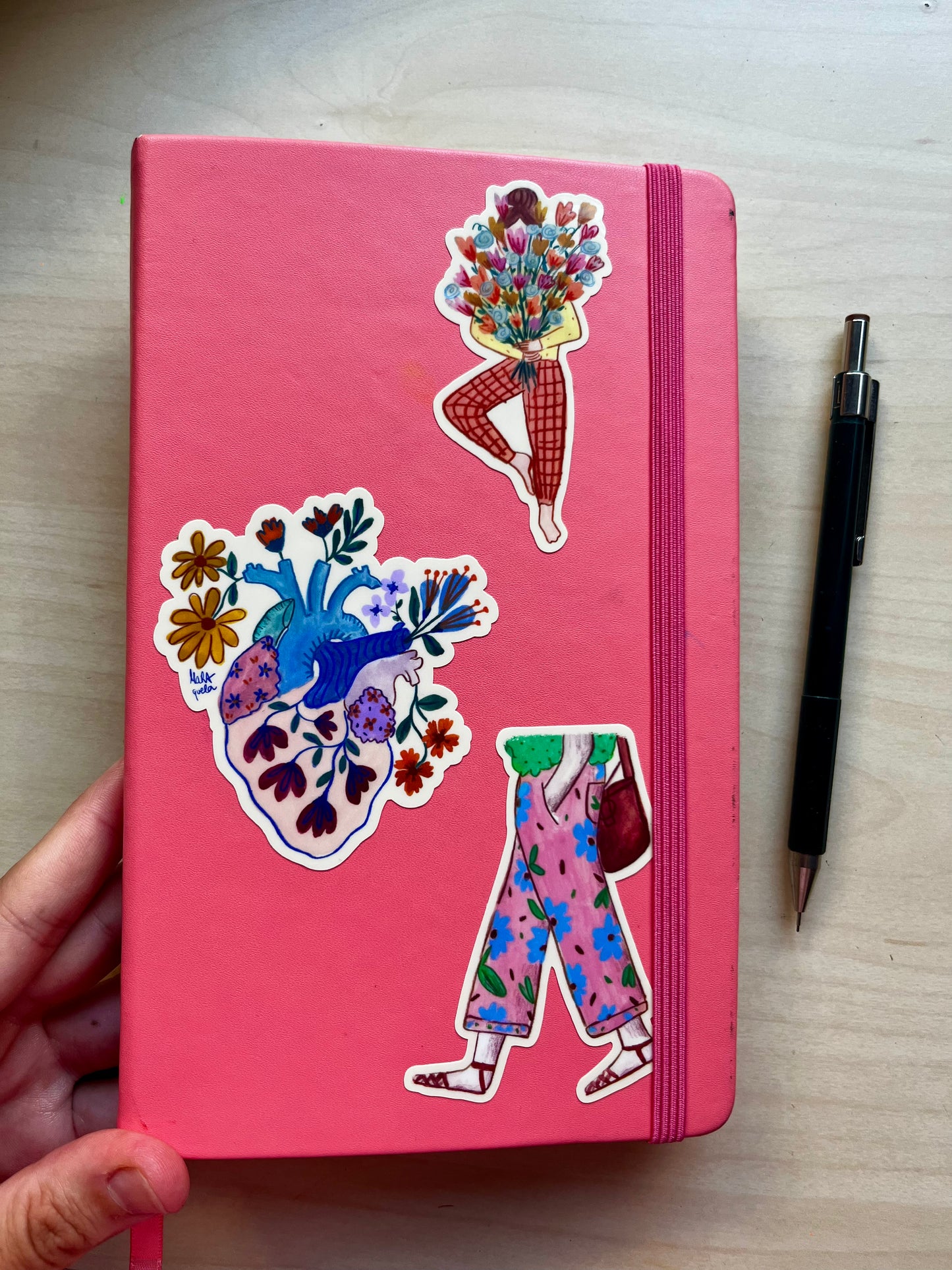 Stickers Flores - PACK DE 3