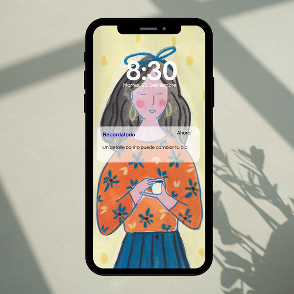 Fondo artístico para tu móvil - Diseñado por Maraquela