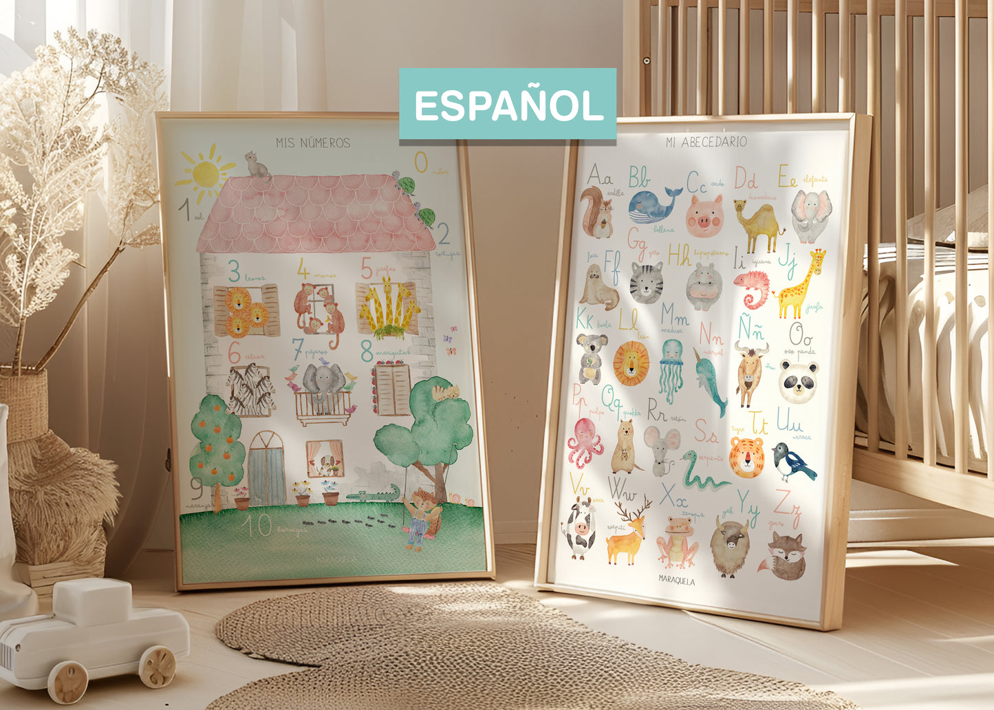 PACK Números y Letras Fantasía (ENVÍO GRATIS)