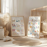 PACK de láminas - Coun to ten" + "Animal Alphabet"