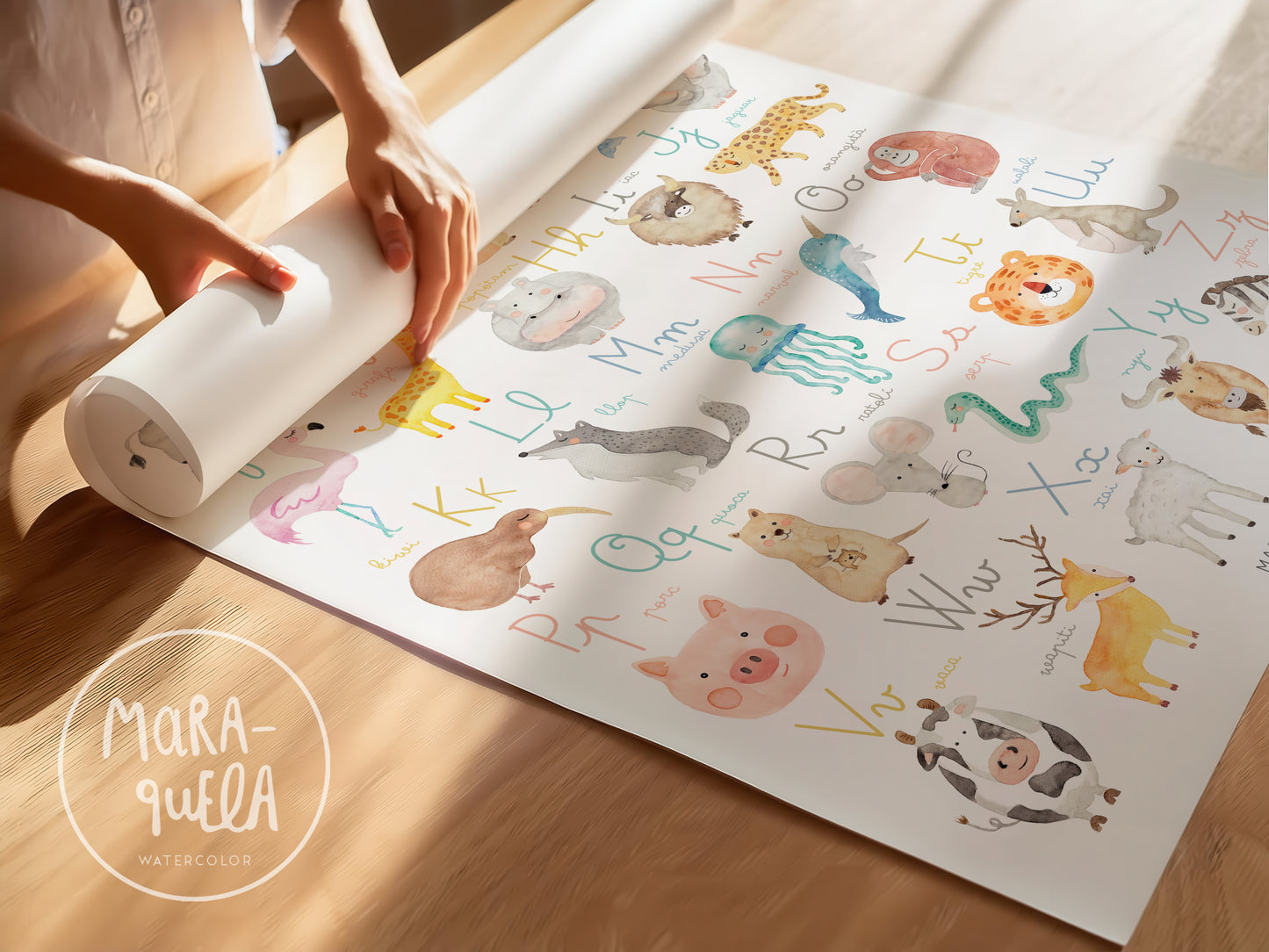 Lámina Abecedario infantil CATALÁN/ El meu Abecedari