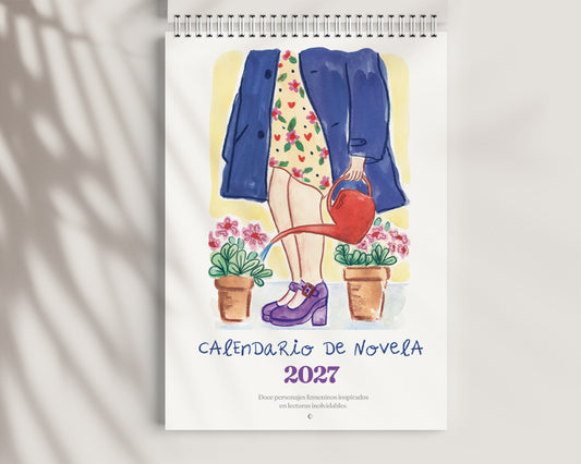 Calendario PARED 2027 · Un calendario de novela ilustrado (PRECIO PREVENTA)