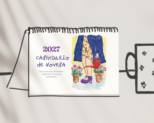 Calendario de MESA 2027 - Un calendario de novela ilustrado (PRECIO PREVENTA)