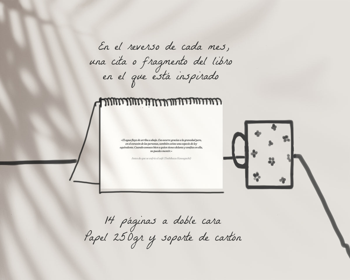 Calendario de MESA 2027 - Un calendario de novela ilustrado (PRECIO PREVENTA)