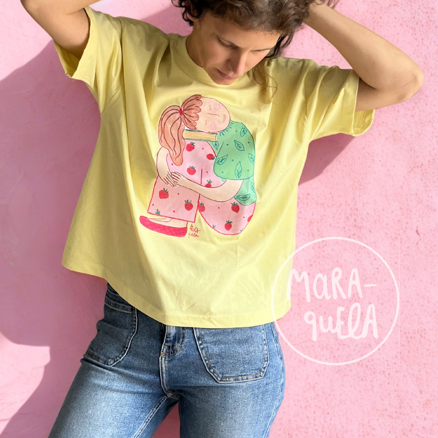 Camiseta mujer - Chica Fresas