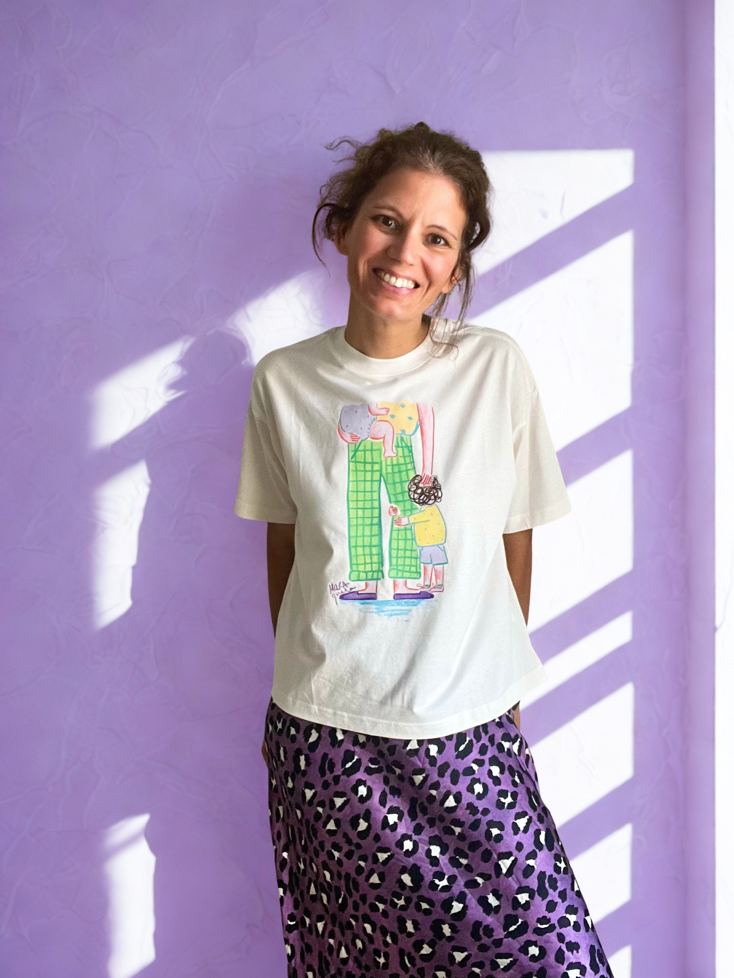 Camiseta Ilustrada - Bimaternidad