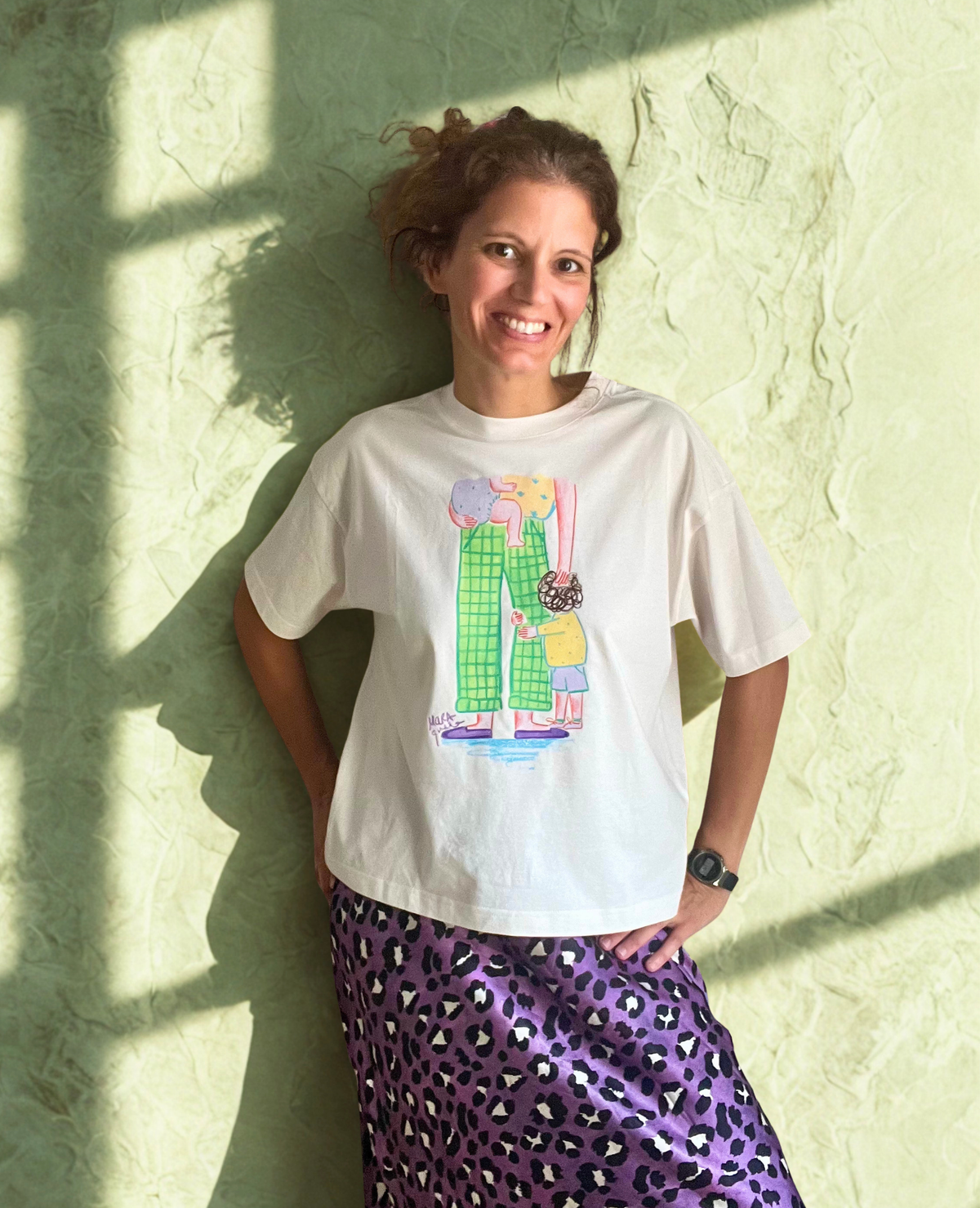 Camiseta Ilustrada - Bimaternidad