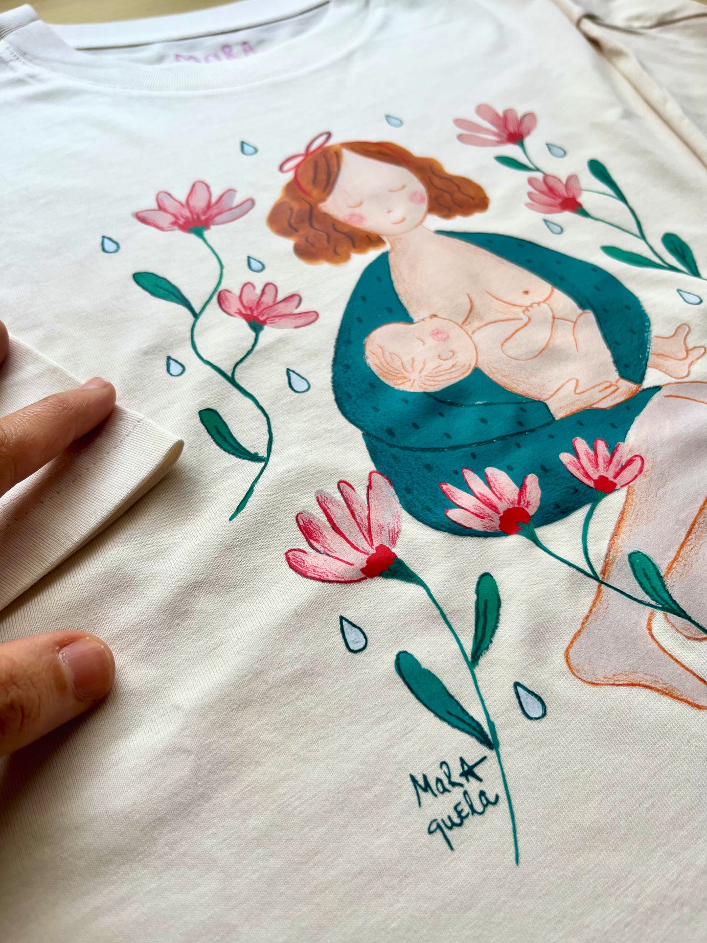 Camiseta ilustrada - Lactancia