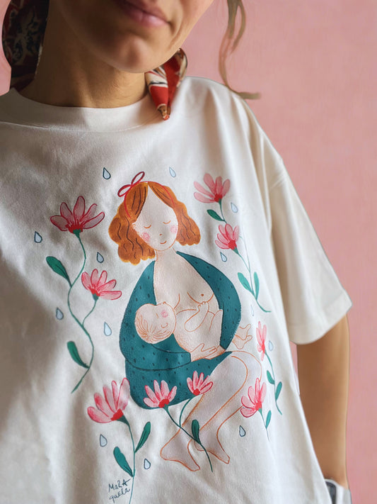 Camiseta ilustrada - Lactancia