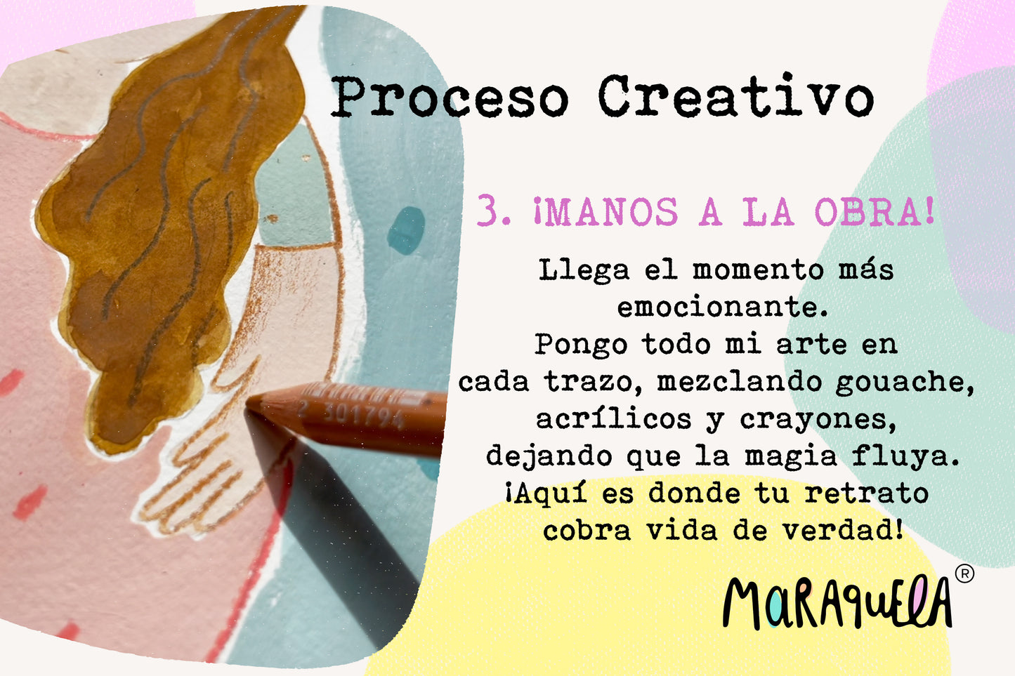 Retrato familiar personalizado - Pintado a mano