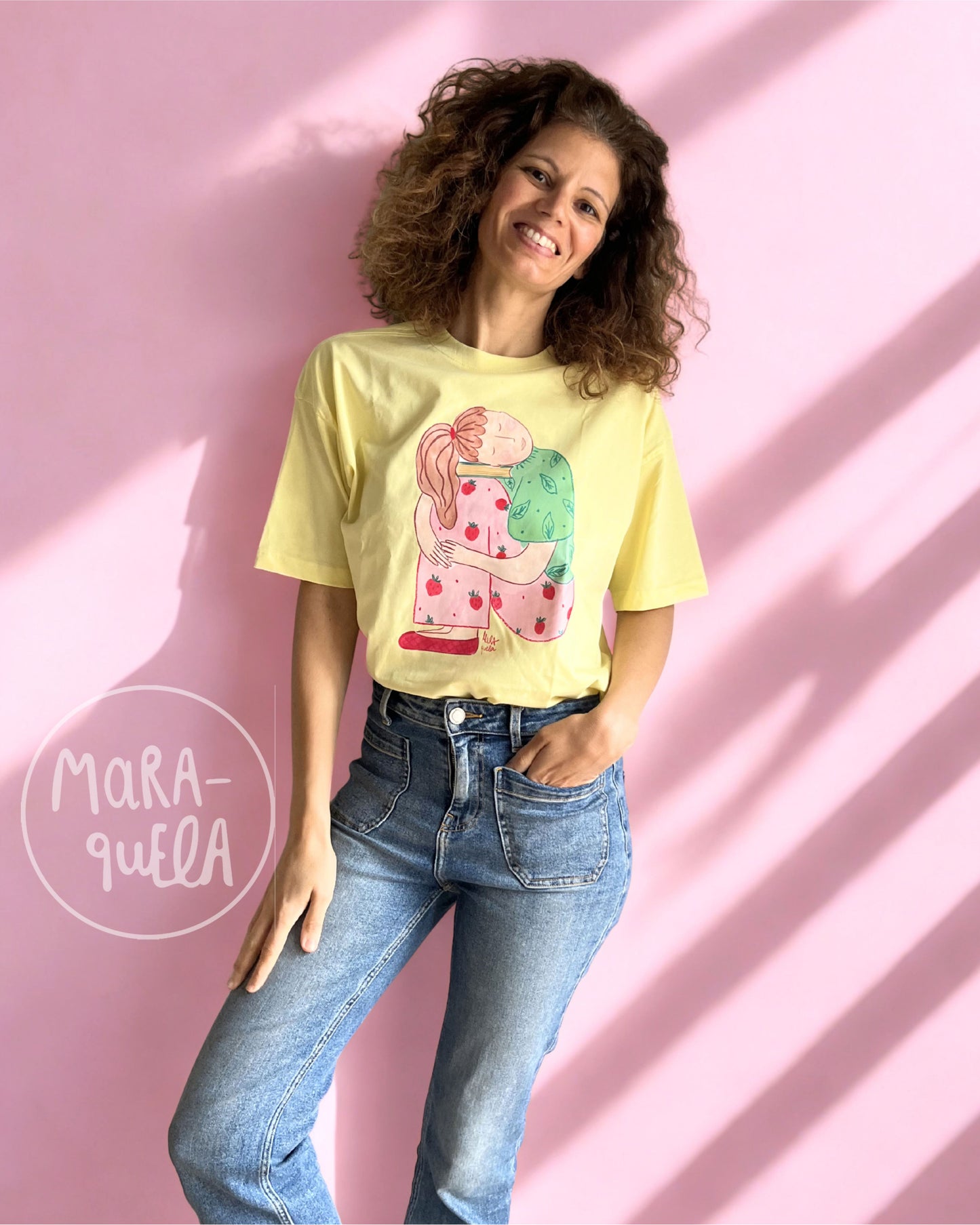 Camiseta mujer - Chica Fresas