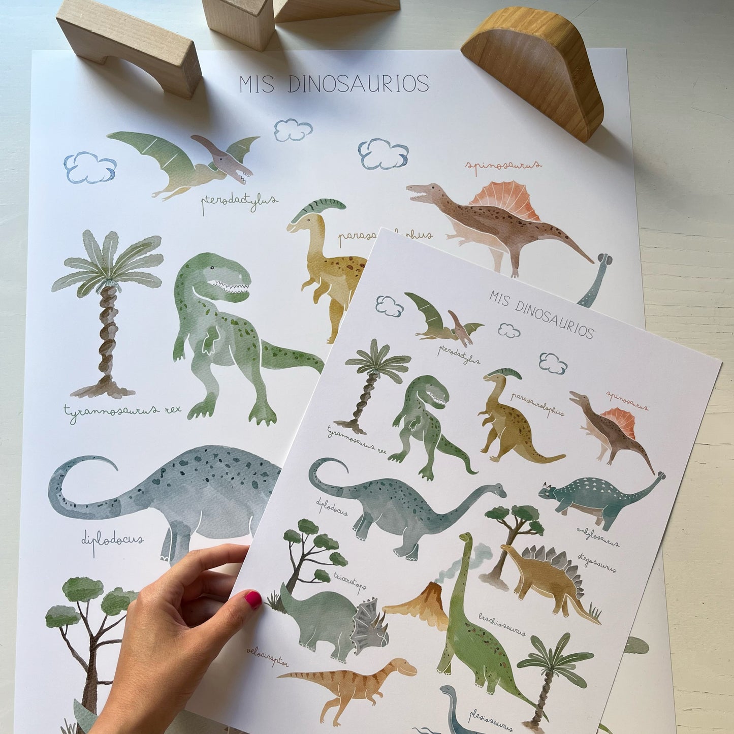 lámina infantil dinosaurios 