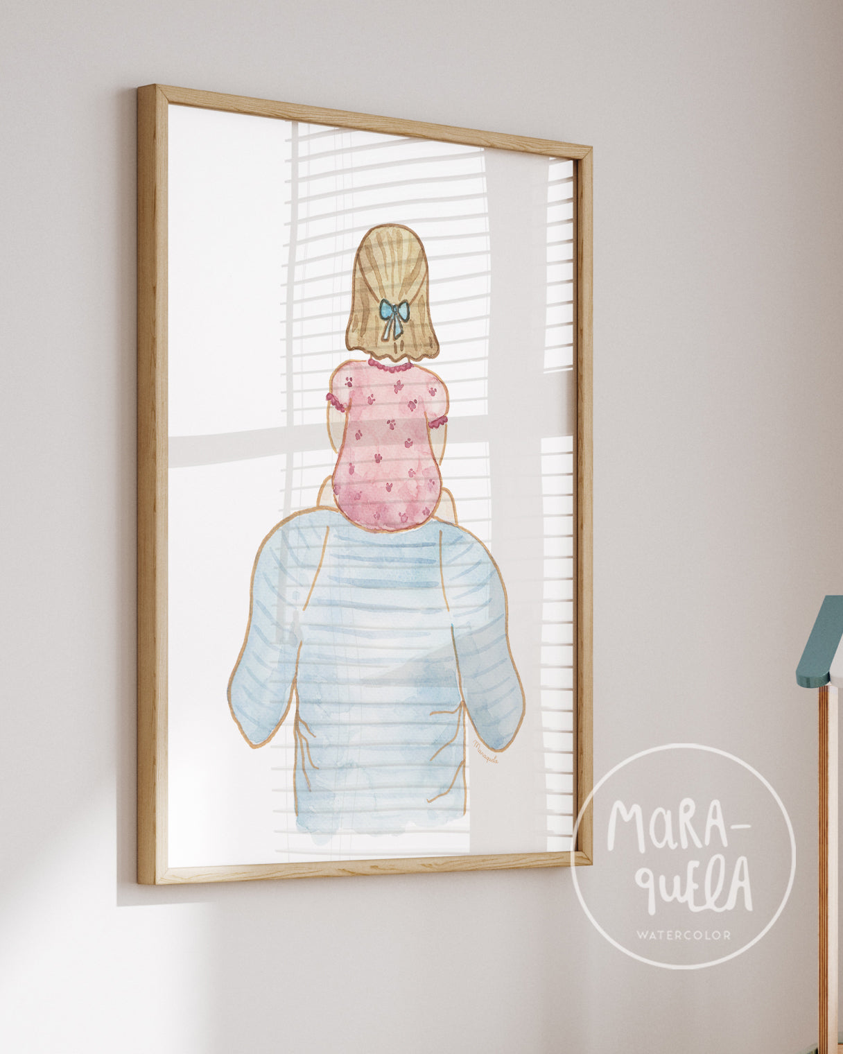 Ilustración Padre y Niña