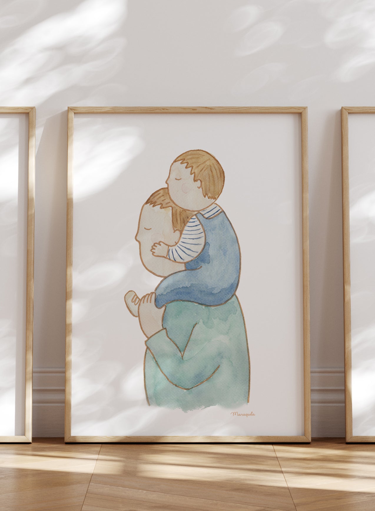 Ilustración Padre e Hijo
