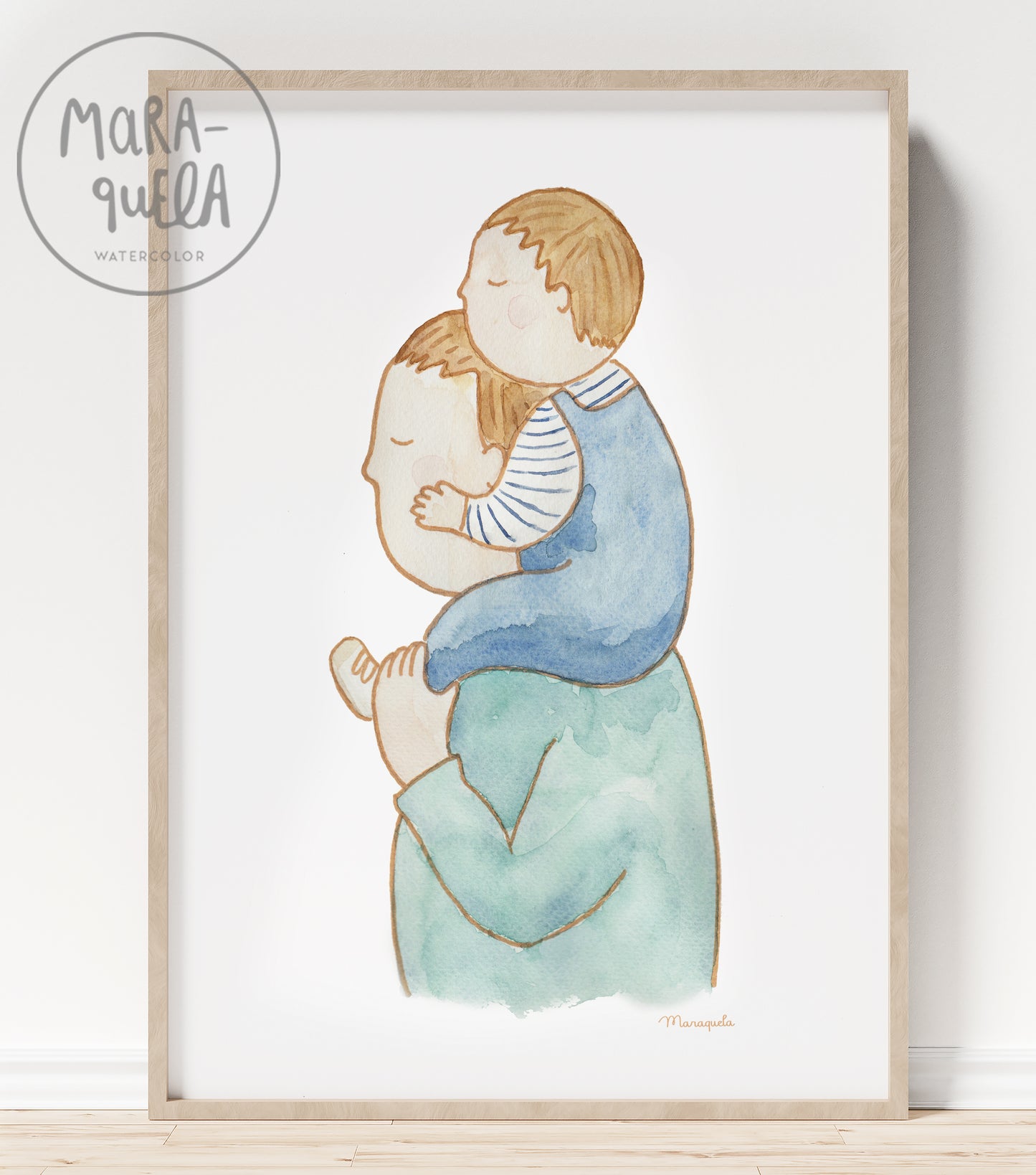 Ilustración Padre e Hijo