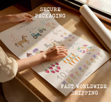 Lámina Números "Compta fins a deu" - CATALÁN