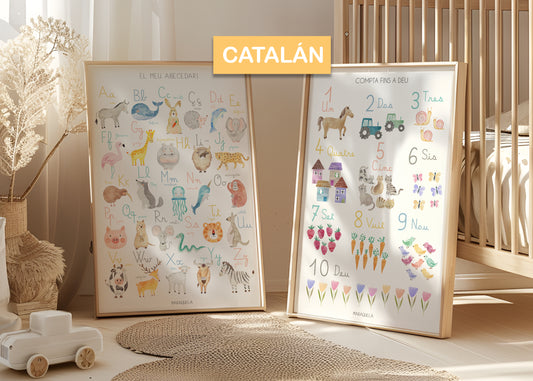 Pack Números y Letras / CATALÁN (ENVÍO GRATIS)