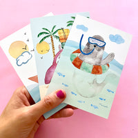 Pack de 3 tarjetas postales