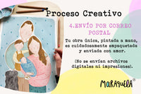 Retrato familiar personalizado - Pintado a mano