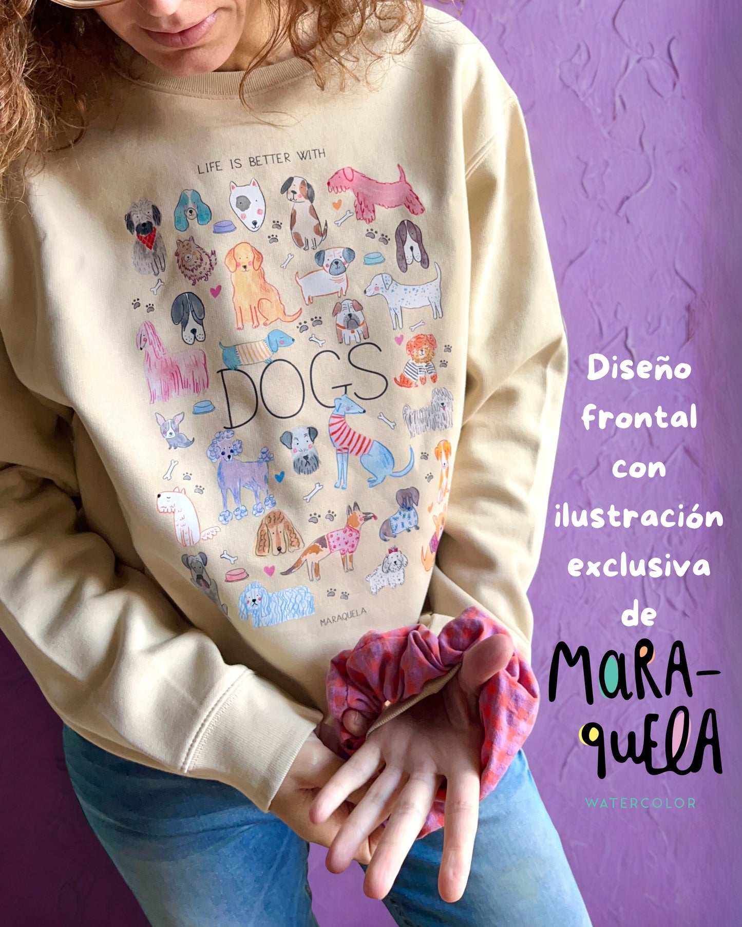 Sudadera Ilustrada - Perros