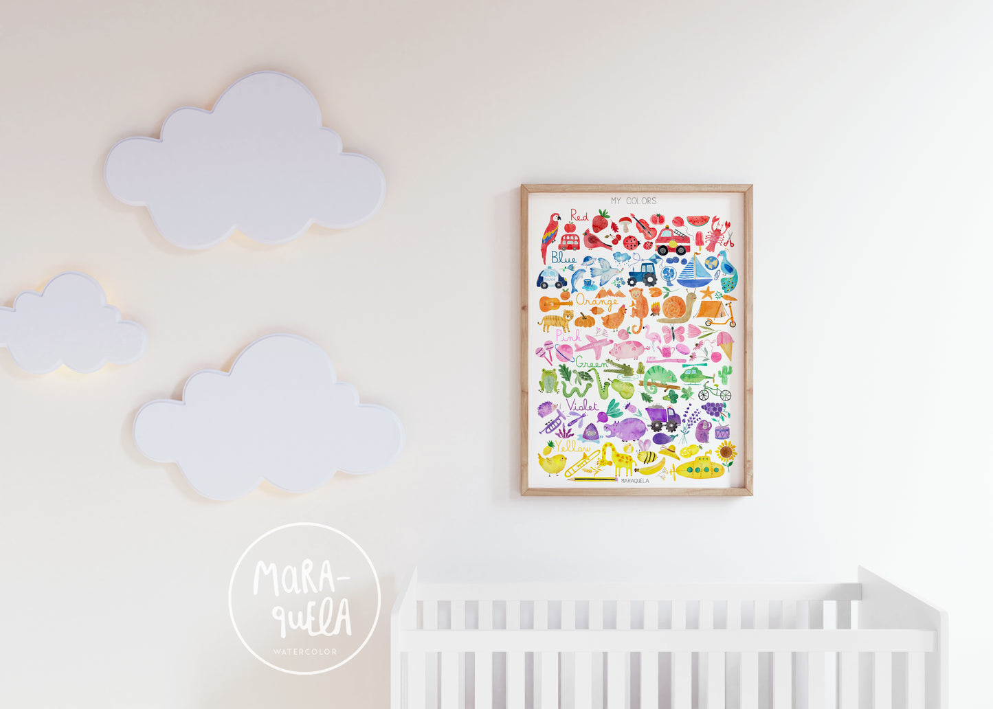 Lámina My Colors en INGLÉS