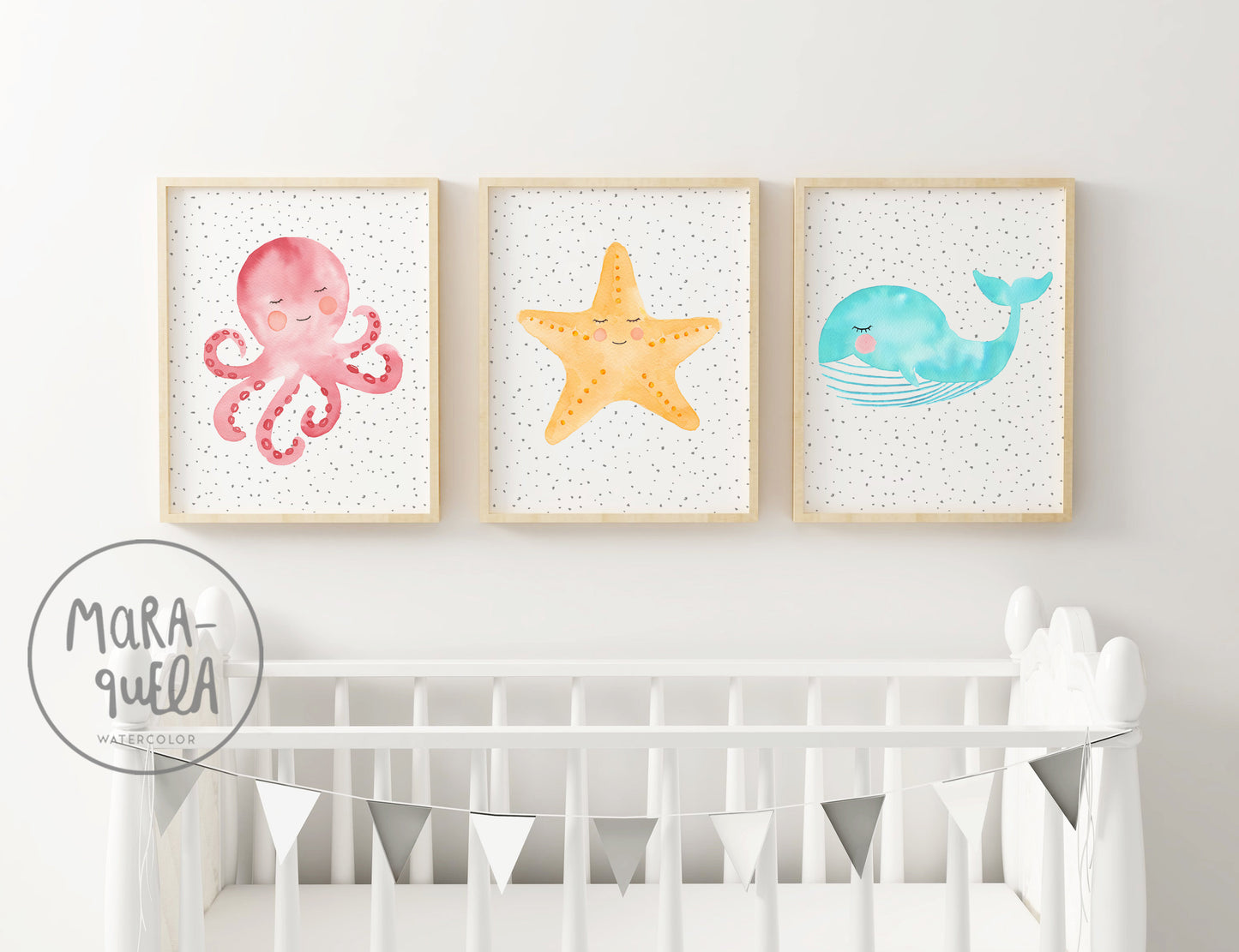 Set Animales Marinos - Colores VIVOS