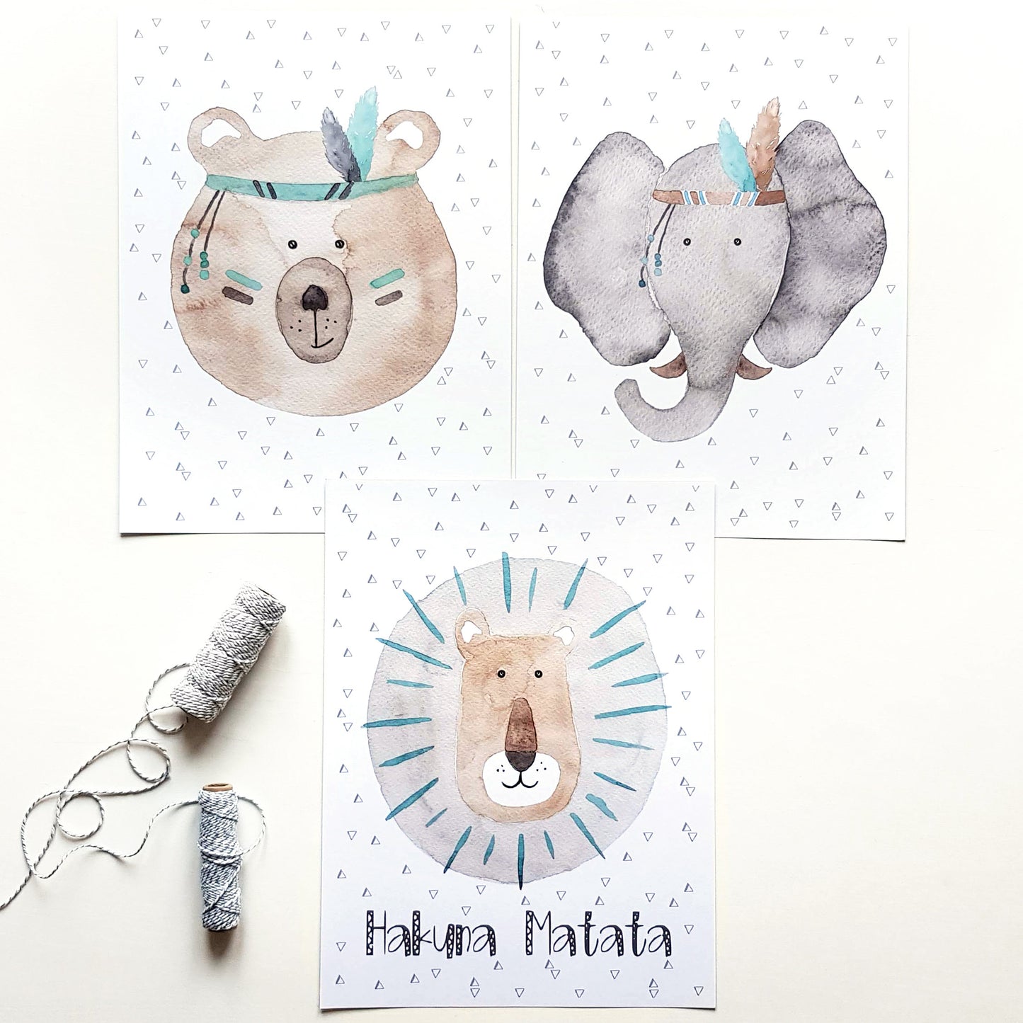 Set Elefante Dante - VERDE menta