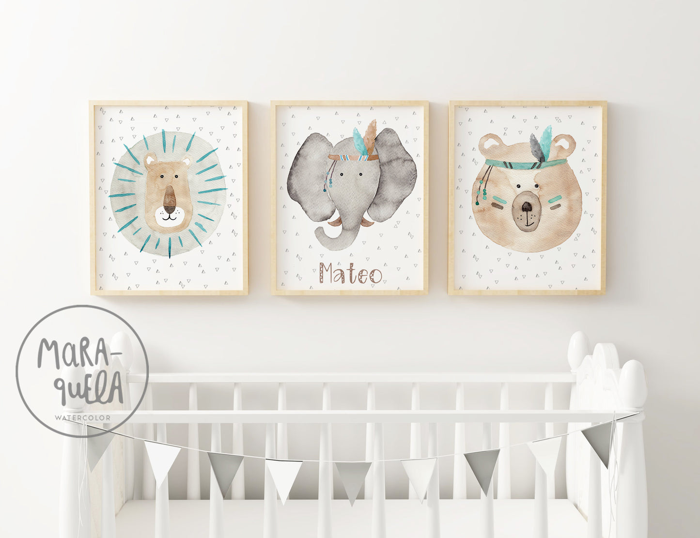 Set Elefante Dante - VERDE menta