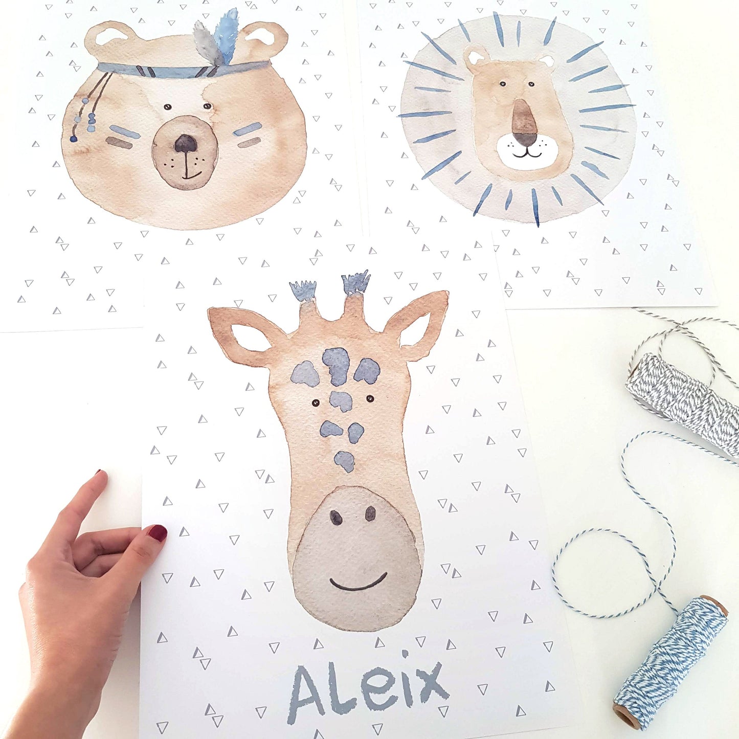 conjunto de láminas para el pequeño Aleix