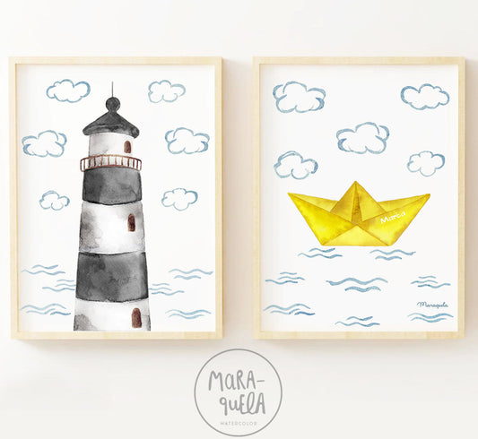 Set Faro y barco